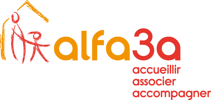logo Alfa3a "accueillir, associer, accompagner"