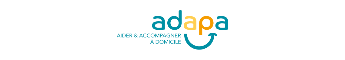 Logo adapa : aider et accompagner à domicile