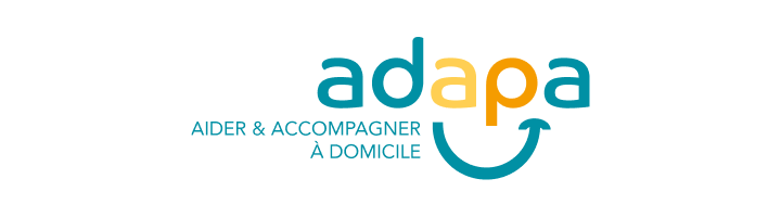 Logo adapa : aider et accompagner à domicile