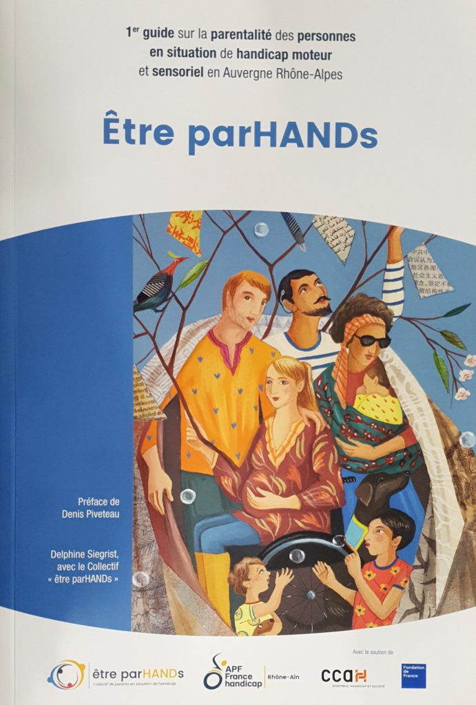 Couverture du guide "être parhands" dédié aux parents handicapés