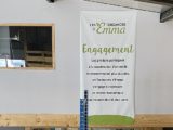 Les Tendances d'Emma : panneau présentant leurs engagements