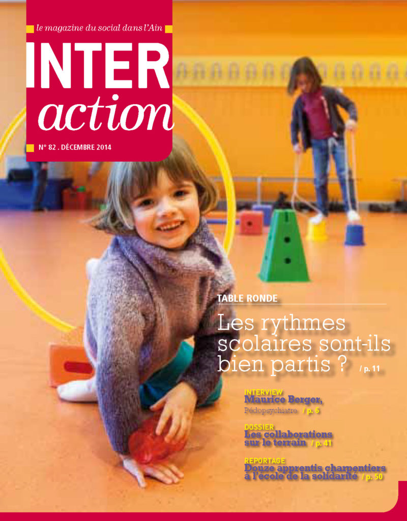 Numero-82_Rythmes-scolaires_couverture des enfants jouent avec des cerceaux et plots