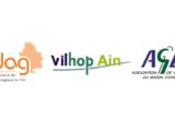 logos de l'ADAG, Vilhop Ain, et l'AGBO