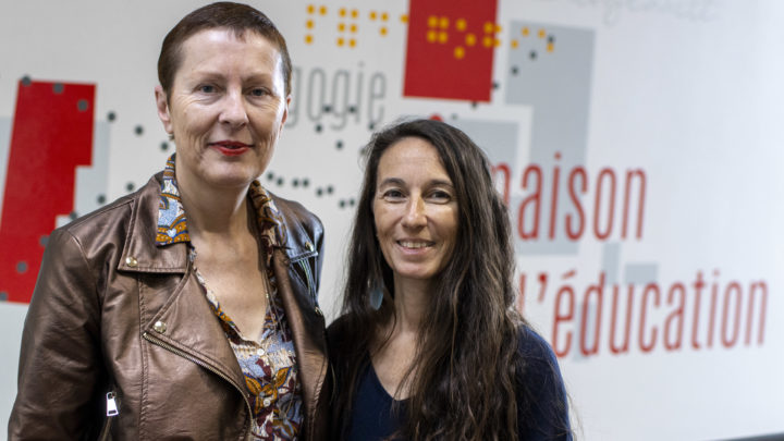 Corinne Gremaud (coordinatrice du SAPAD) et Cecile Guillermin (coordinatrice du dispositif PREO)