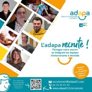 affiche : l'adapa recrute