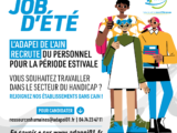 affiche "job d'été" de l'Adapei