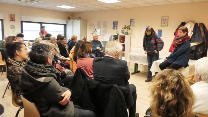 Nouveau GEM à Ambérieu : présentation dans les locaux, une vingtaine de personnes sont réunies