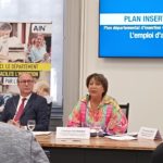 CONFERENCE DE PRESSE DU DEPARTEMENT : jean deguerry et clotilde fournier