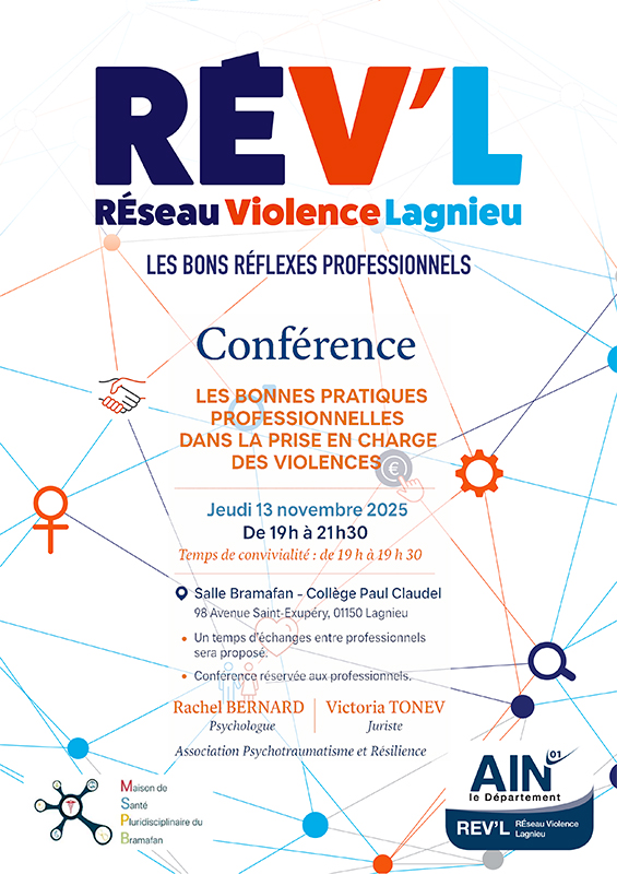 13 novembre – Conférence sur la prise en charge des violences – Lagnieu