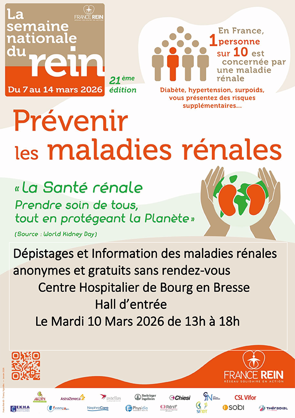 Semaine nationale du rein 2026