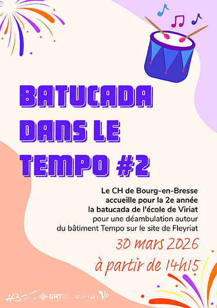 Batucada 30 mars Bourg-en-Bresse