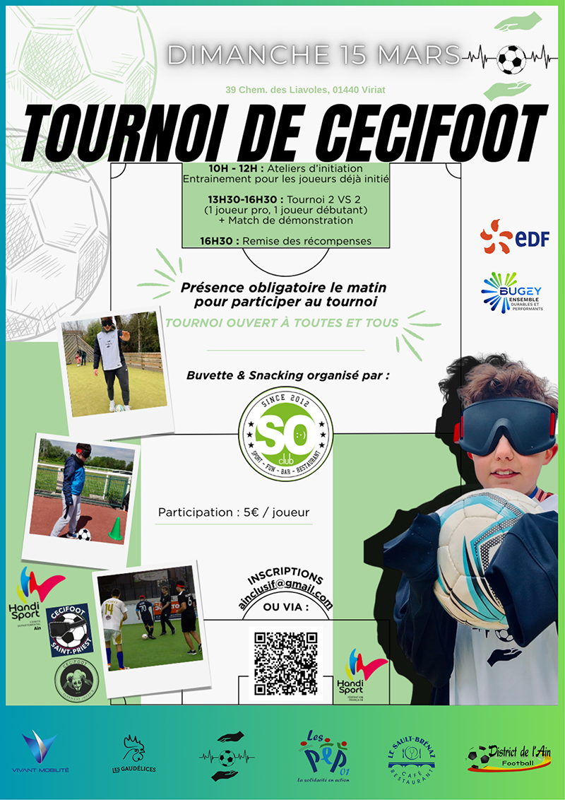 Tournois de Cecifoot 15 mars