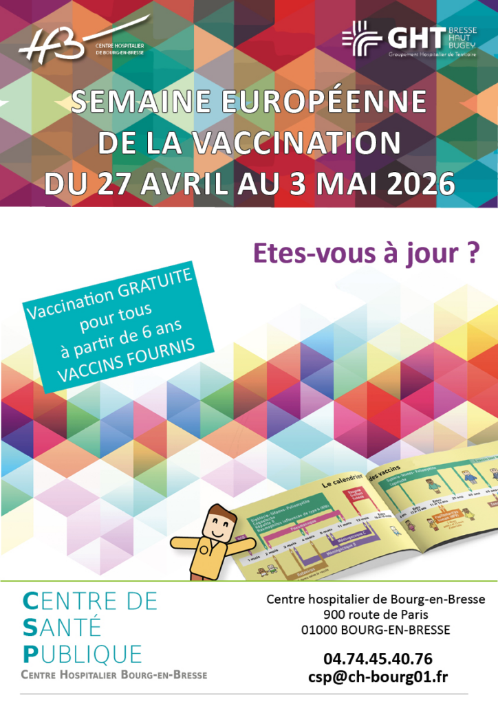 Affiche semaine européenne de la vaccination