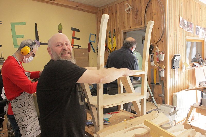 L’atelier menuiserie du Gem Au va et vi’Ain