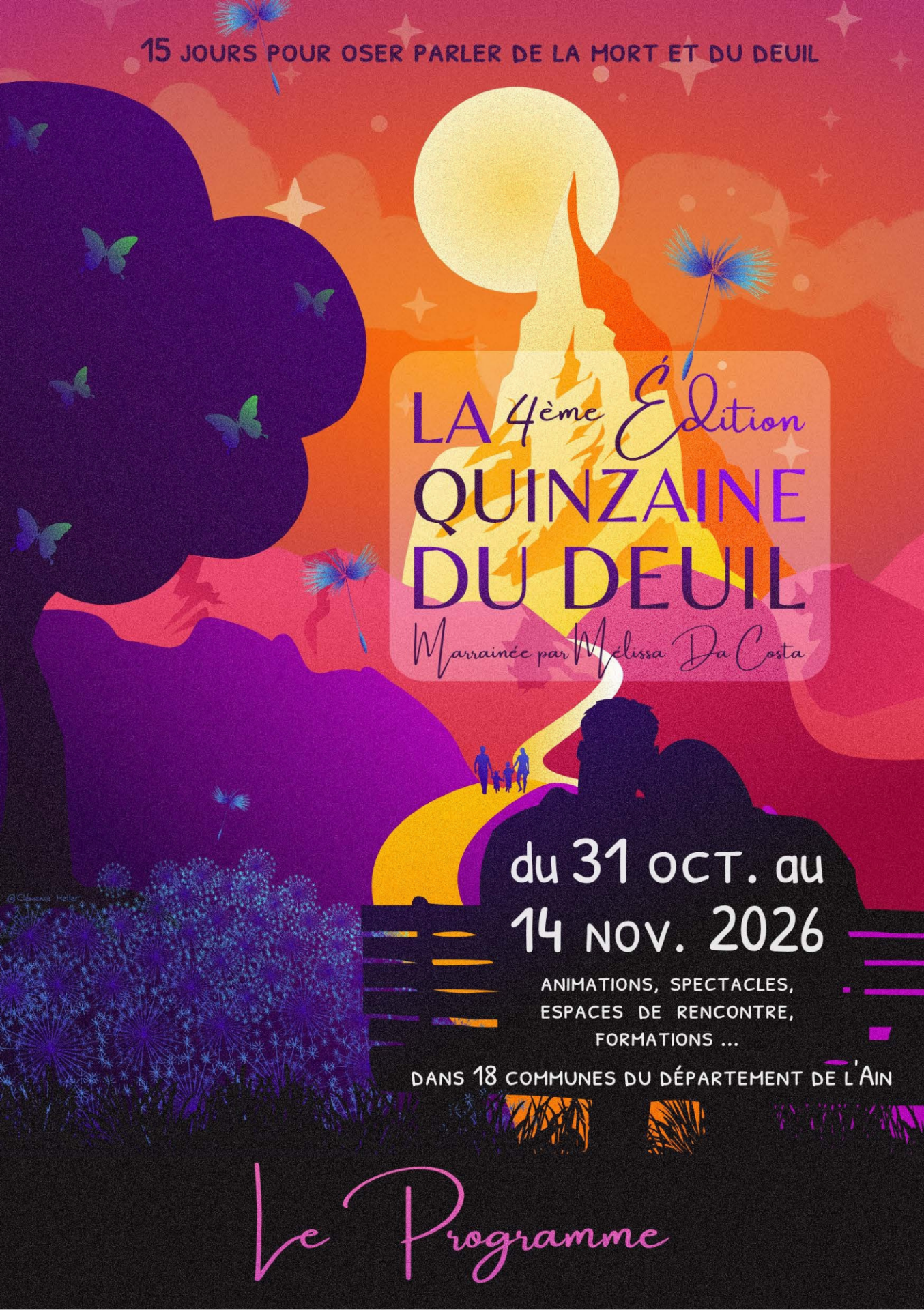 Affiche quinzaine du deuil